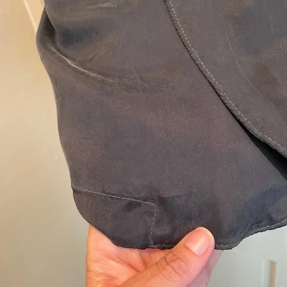 Men's Emporio Armani black silk blazer